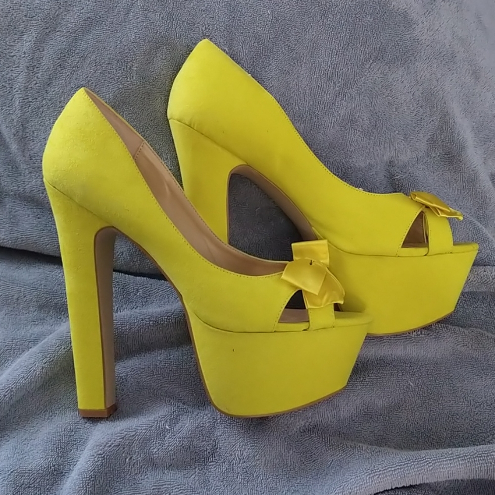 Beautiful Yellow Heels